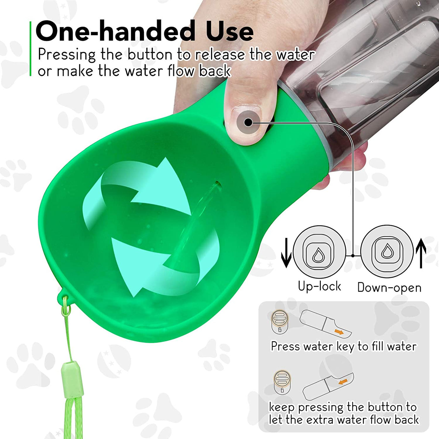 Multifunctional Dog Water Bottle